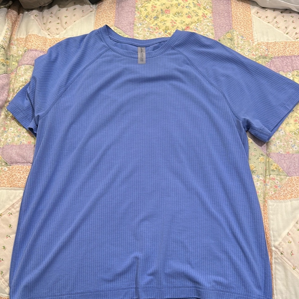Outdoor Voices Mens Blue Short Sleeve T-Shirt